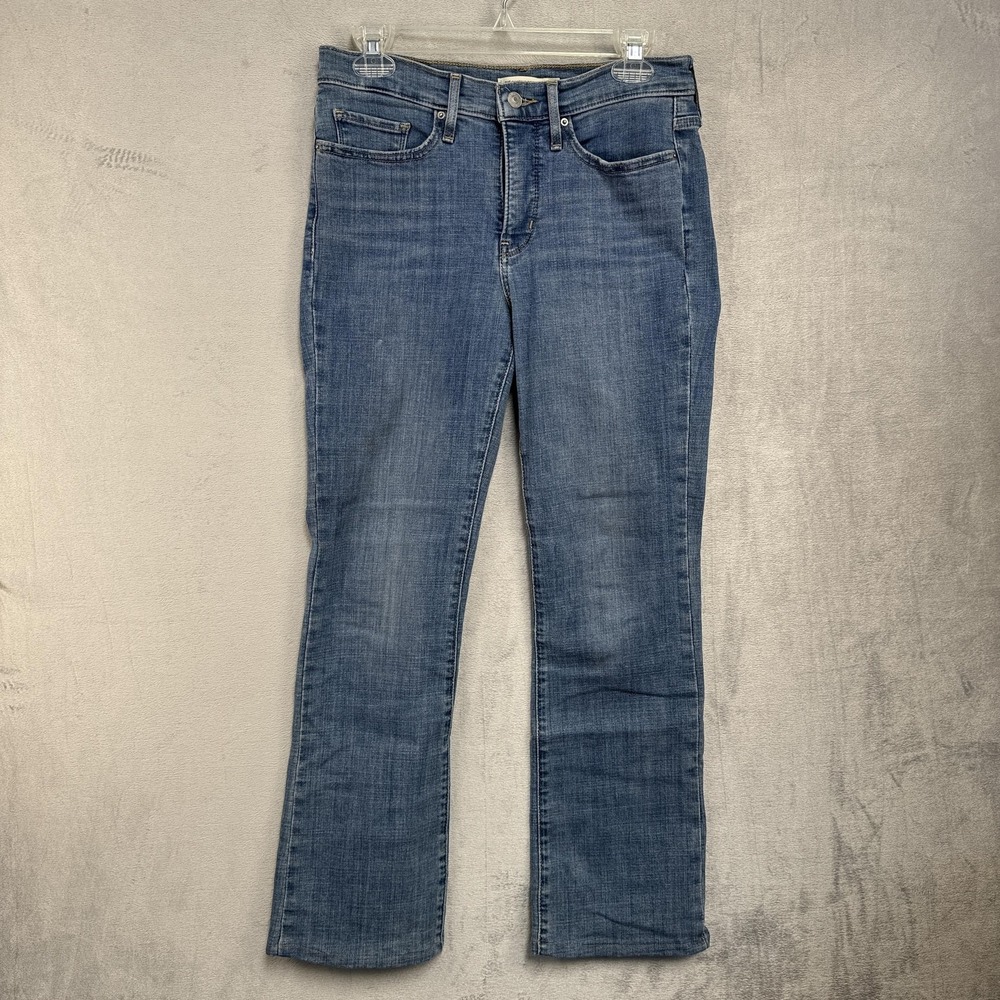 Levis 315 Shaping Bootcut Jeans Womens 28x32 Blue Mid Rise Stretch Denim